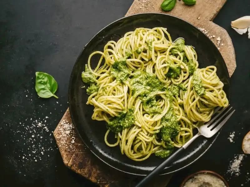 Pesto Soslu Makarna